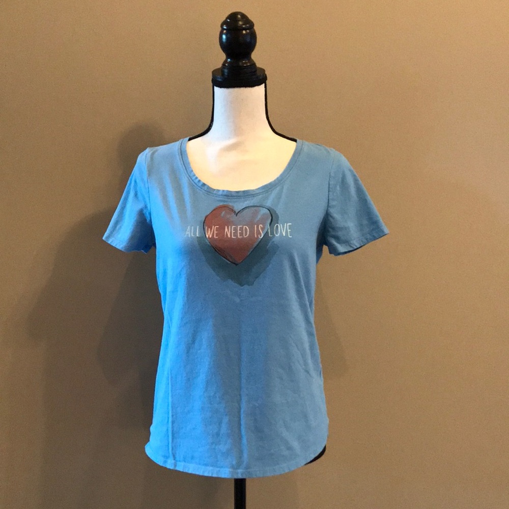 Life Is Good | Soft Blue T-shirt